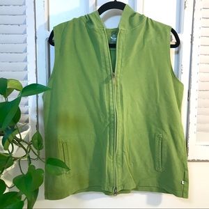 Green Hooded Vest